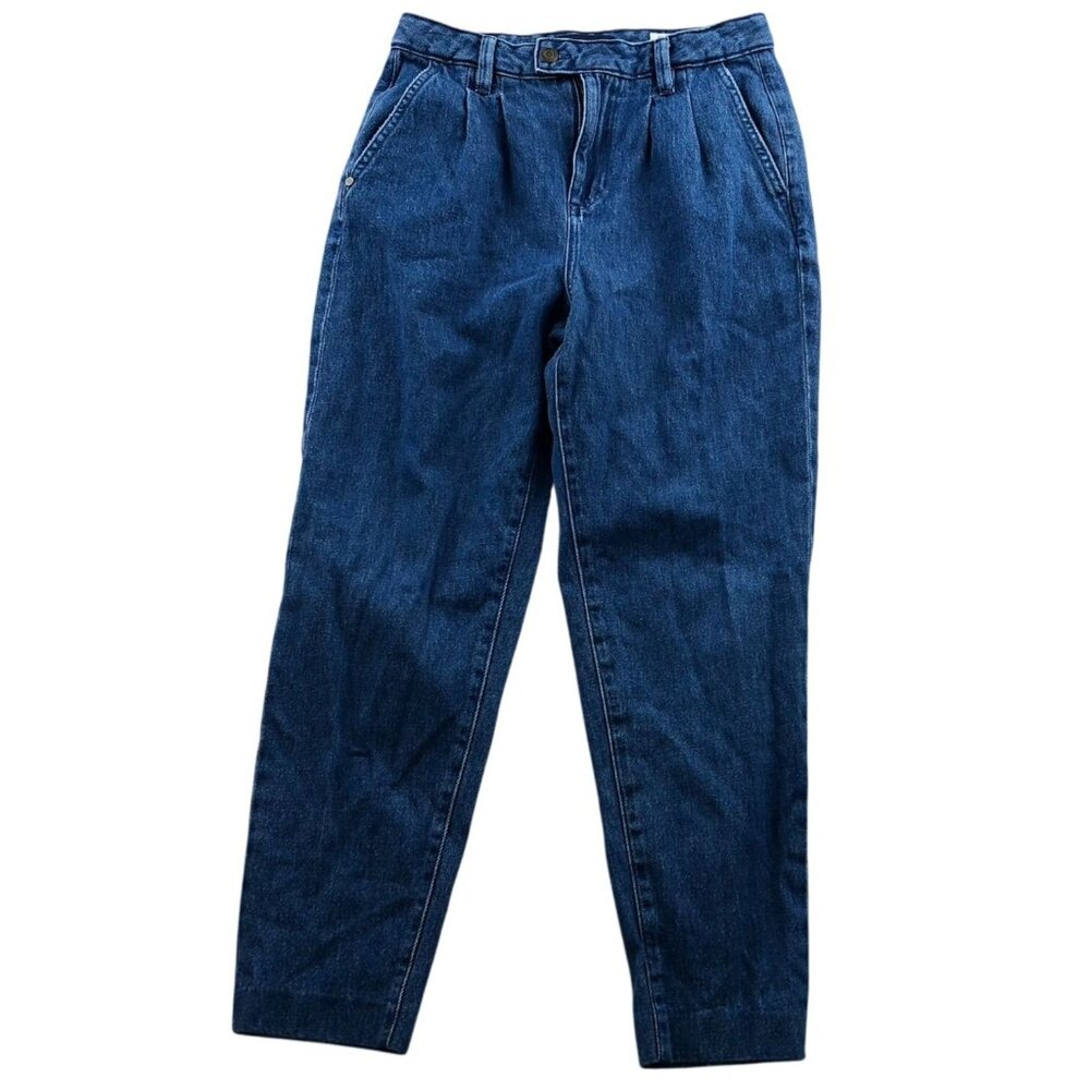 Bonobo Women's Jeans Size 36/26 Atelier Denim Slouchy Fit Blue Classic Cotton